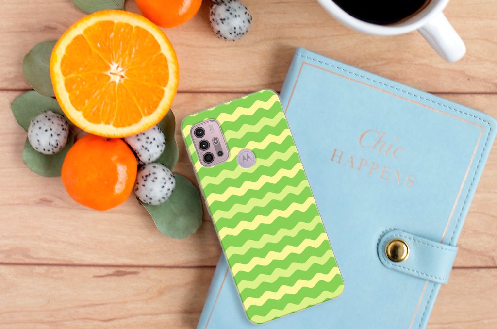 Motorola Moto G30 | G10 TPU bumper Waves Green B2C Telecom