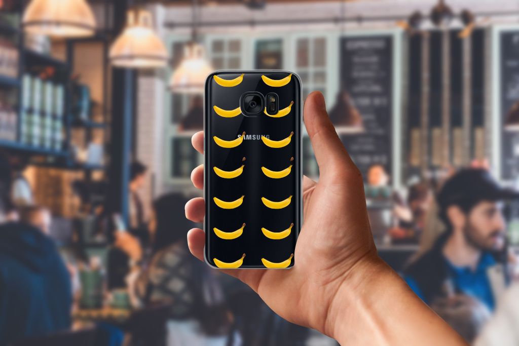 Samsung Galaxy S7 Siliconen Case Banana