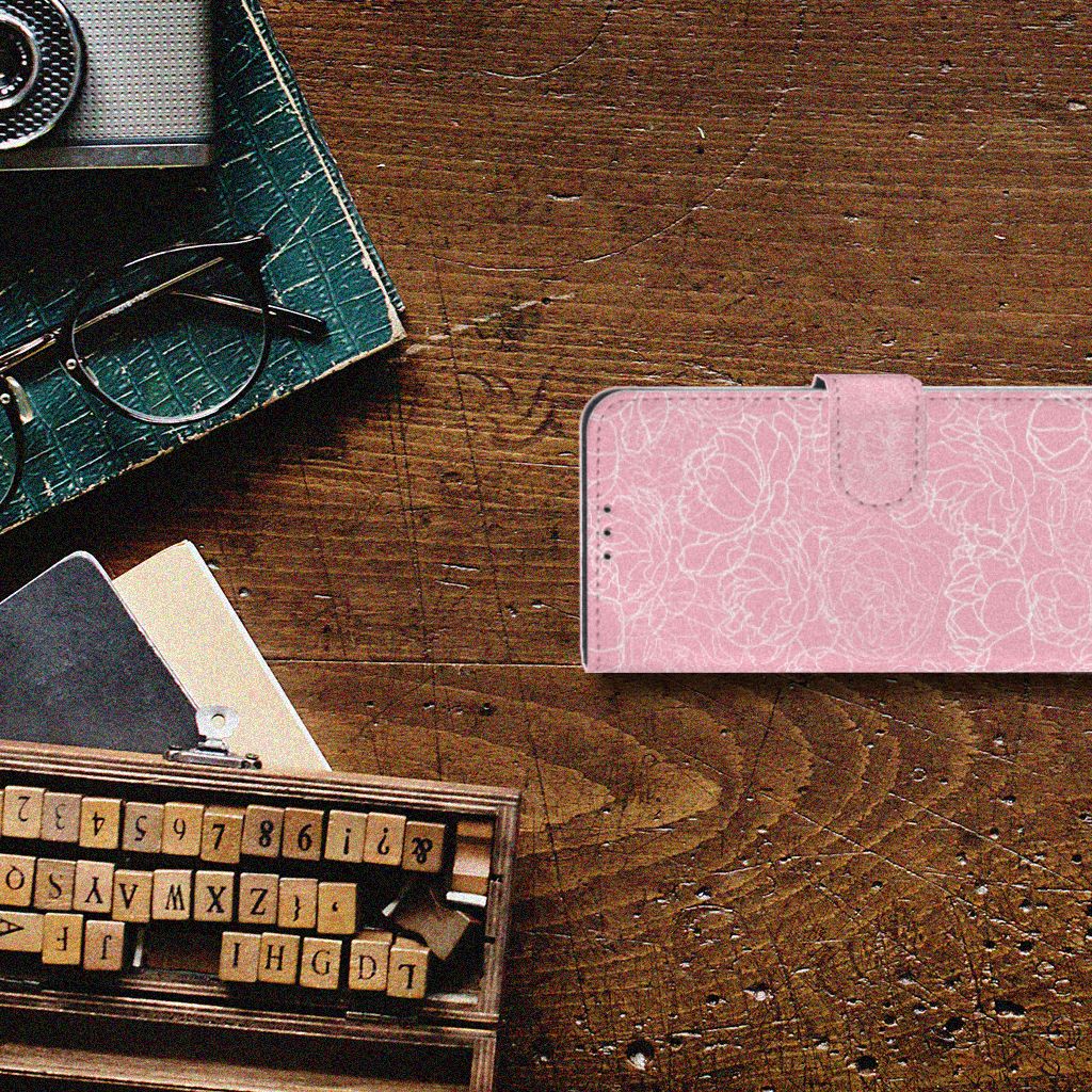 Xiaomi Mi A3 Hoesje White Flowers