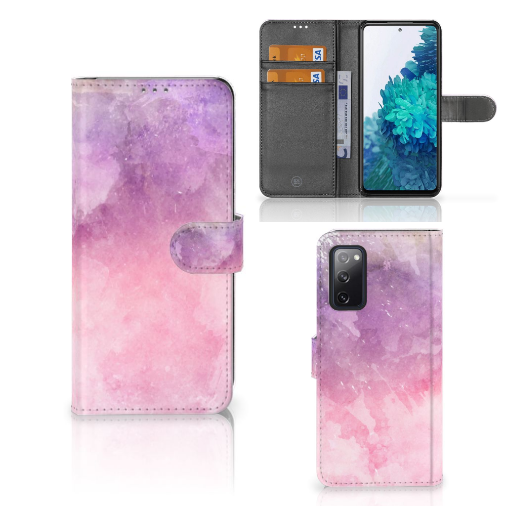 Hoesje Samsung Galaxy S20 FE Pink Purple Paint