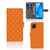 Huawei P40 Lite Telefoon Hoesje Batik Oranje