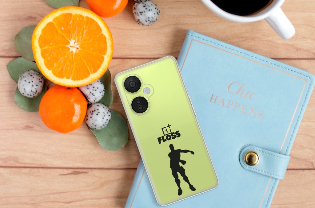 OnePlus Nord CE 3 Lite Telefoonhoesje met Naam Floss
