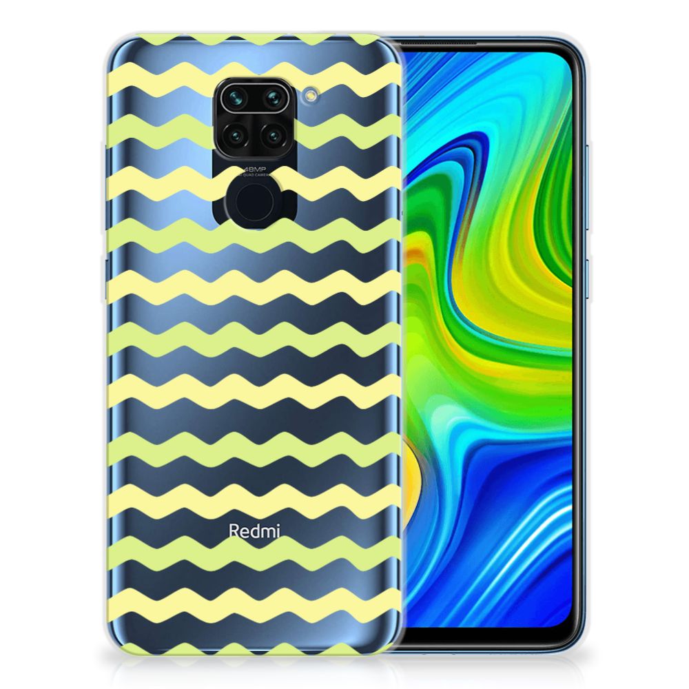Xiaomi Redmi Note9 TPU bumper Waves Yellow
