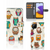 Samsung Galaxy A22 4G | M22 Telefoonhoesje met Pasjes Vrolijke Uilen