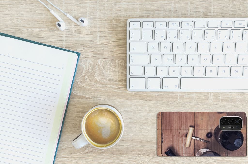 OPPO A54 5G | A74 5G | A93 5G Flip Style Cover Wijn - B2C Telecom