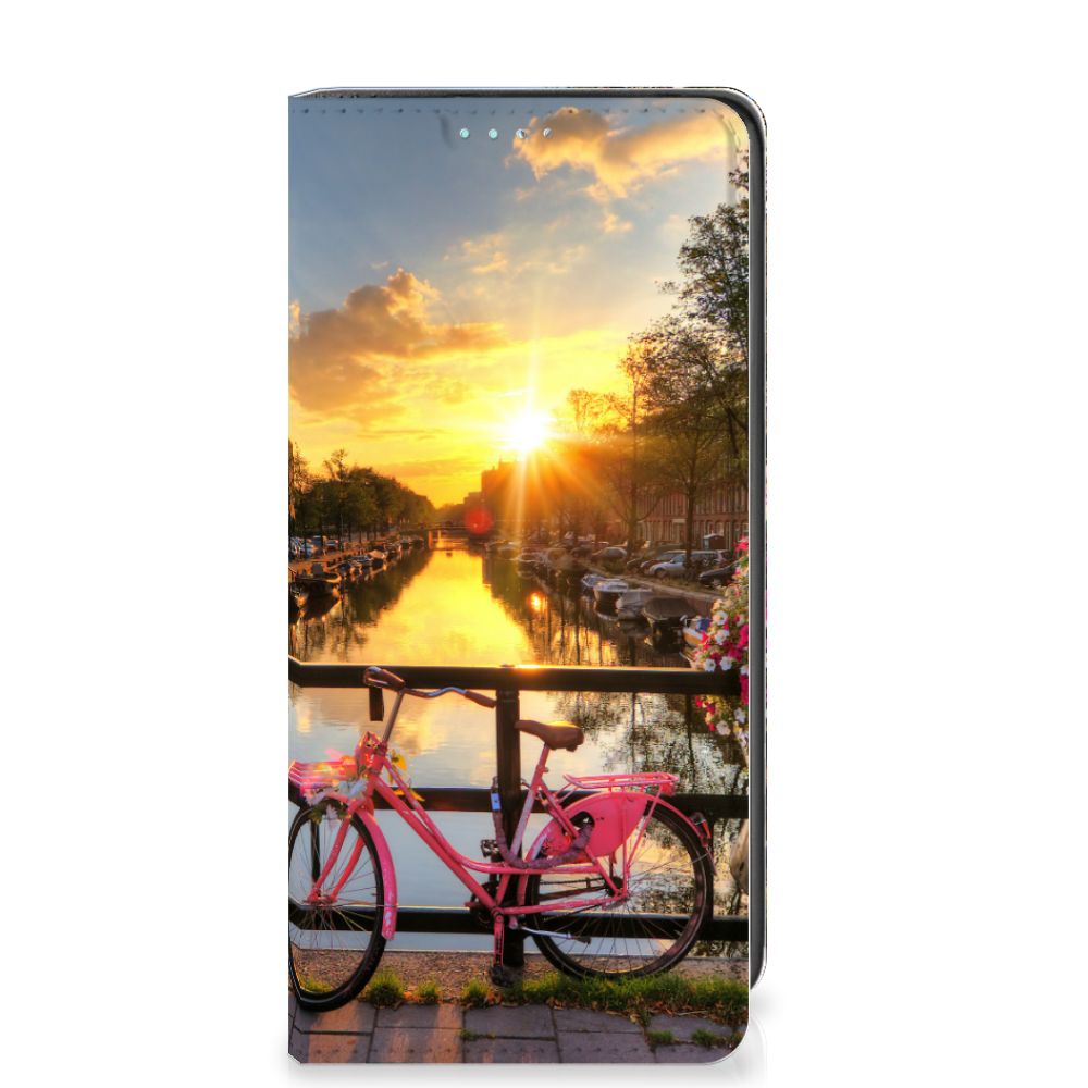 Samsung Galaxy A41 Book Cover Amsterdamse Grachten - B2C Telecom