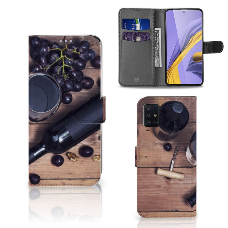 Samsung Galaxy A51 Book Cover Wijn