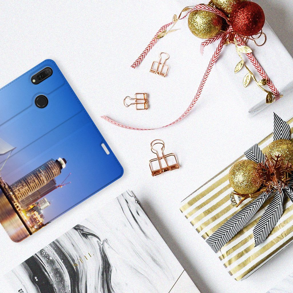 Huawei Y7 hoesje Y7 Pro (2019) Book Cover Rotterdam