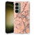 Samsung Galaxy S24 Anti-Shock Hoesje Marmer Oranje B2C Telecom