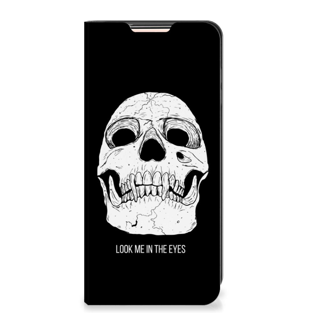 Mobiel BookCase Xiaomi Redmi Note 10/10T 5G | Poco M3 Pro Skull Eyes - B2C Telecom