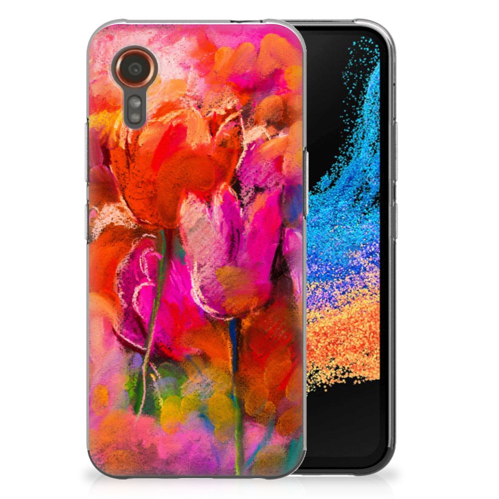 Hoesje maken Samsung Galaxy Xcover 7 Tulips