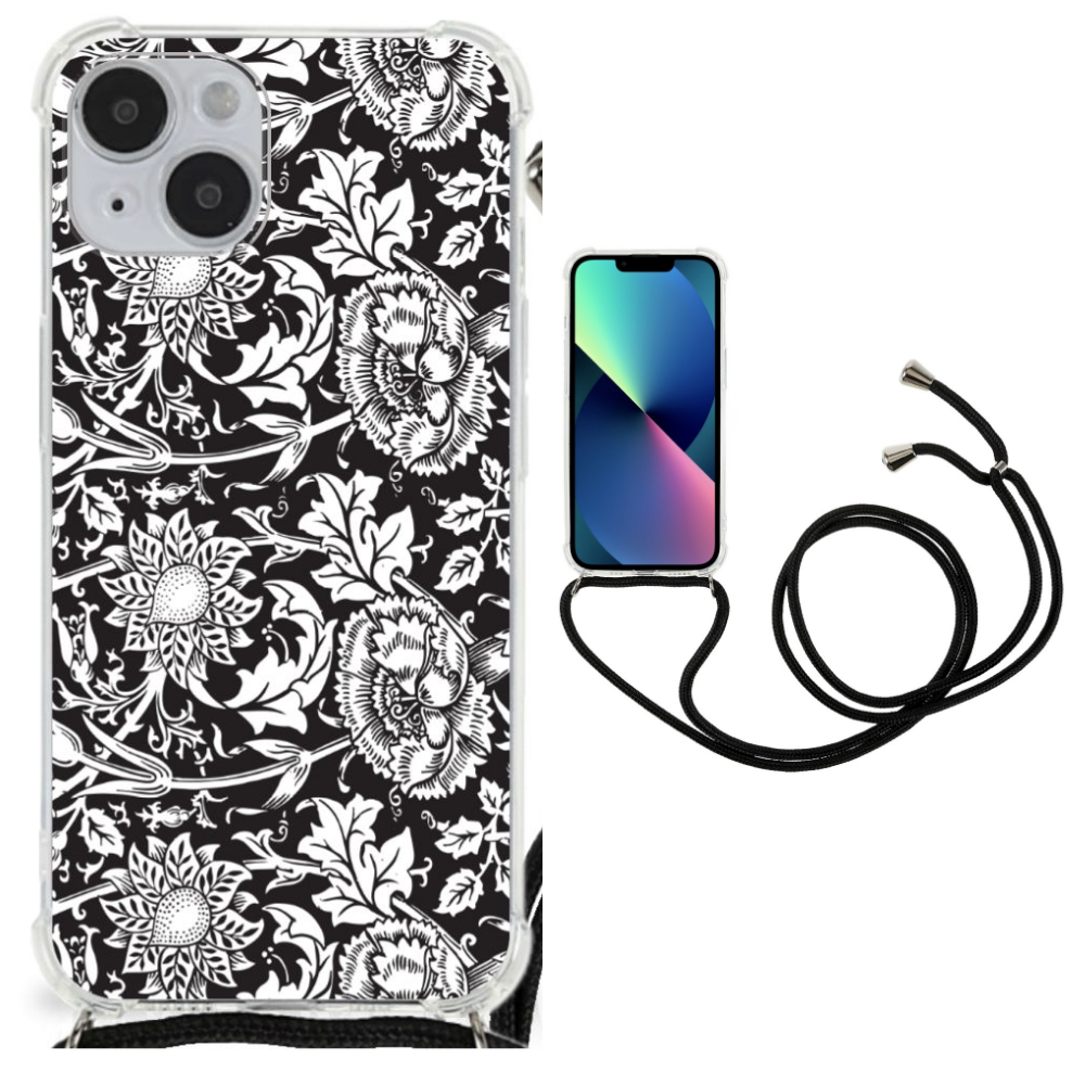 iPhone 14 Plus Case Black Flowers B2C Telecom