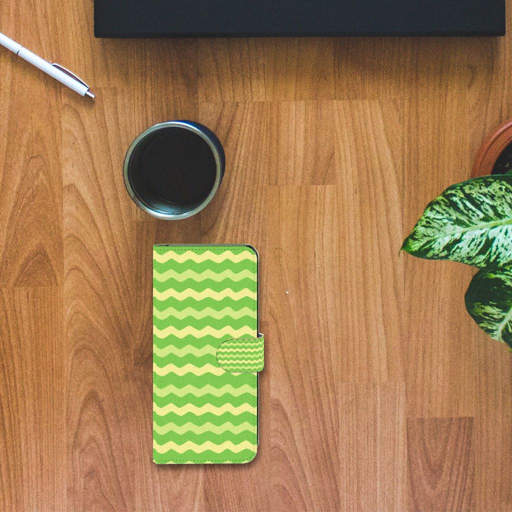 Nokia 7.2 | Nokia 6.2 Telefoon Hoesje Waves Green