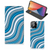 iPhone 12 Pro Max Hoesje met Magneet Waves Blue - B2C Telecom