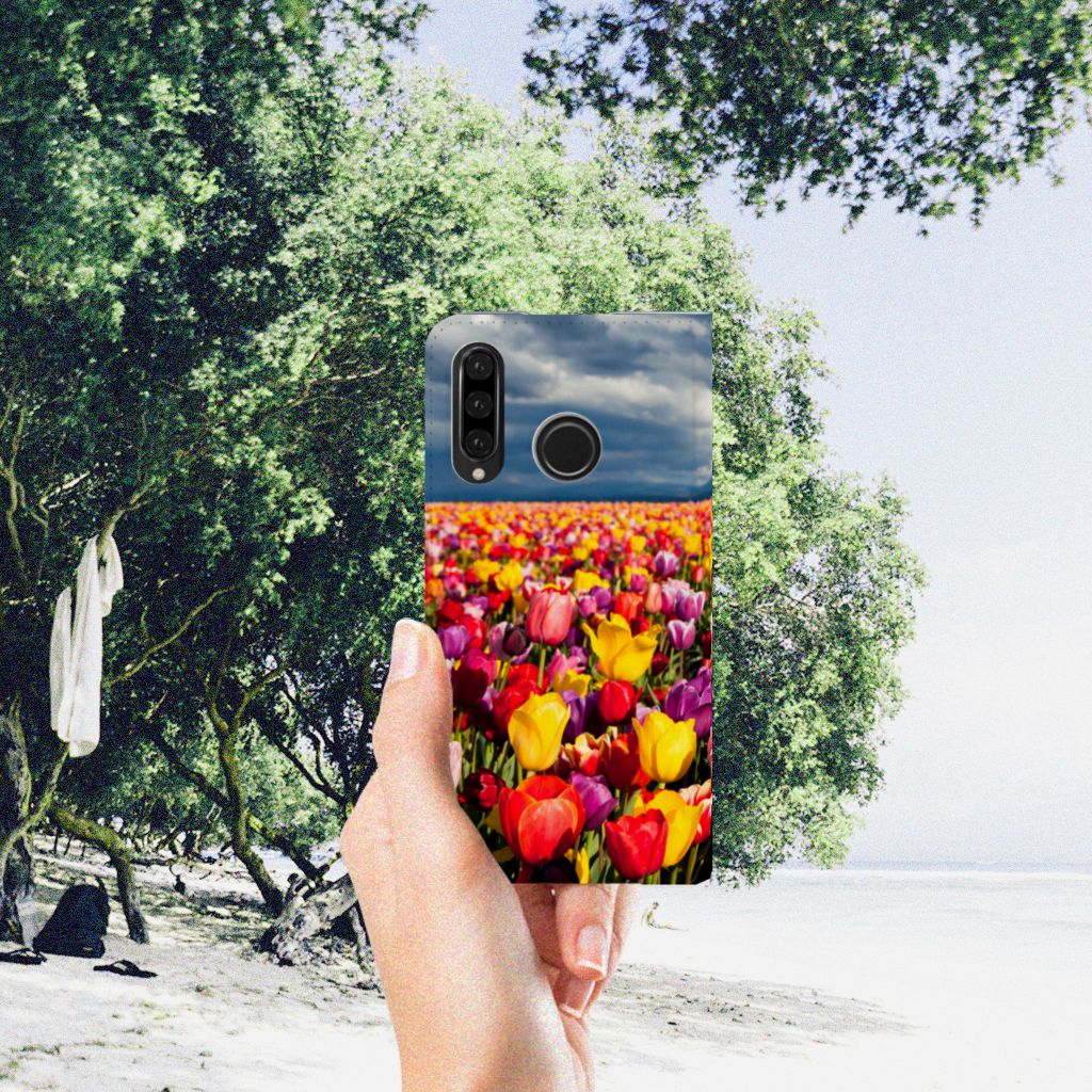 Huawei P30 Lite New Edition Smart Cover Tulpen