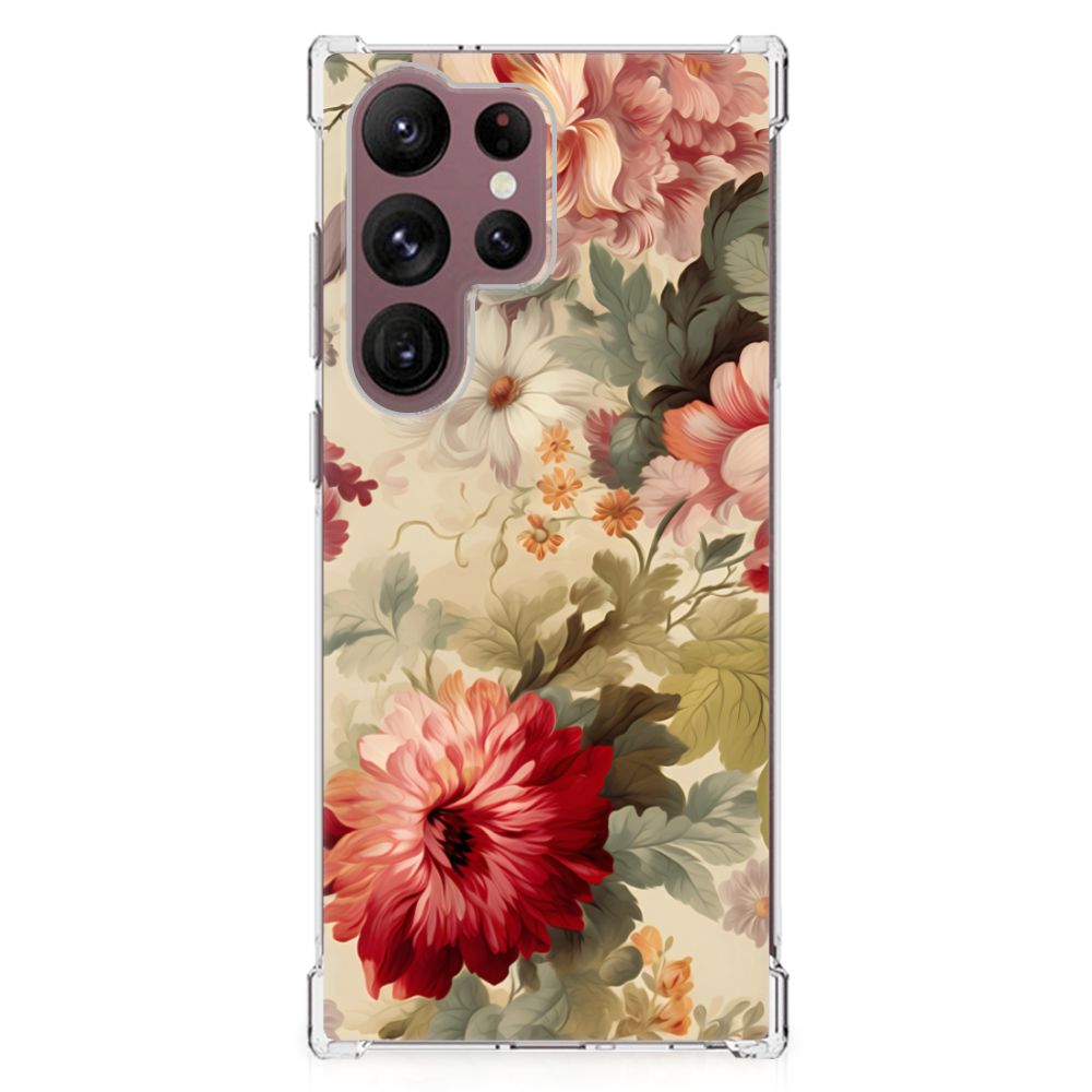 Case voor Samsung Galaxy S23 Ultra Bloemen B2C Telecom