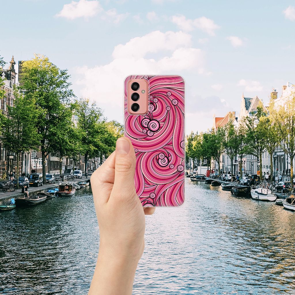 Samsung Galaxy M13 | M23 Hoesje maken Swirl Pink B2C Telecom