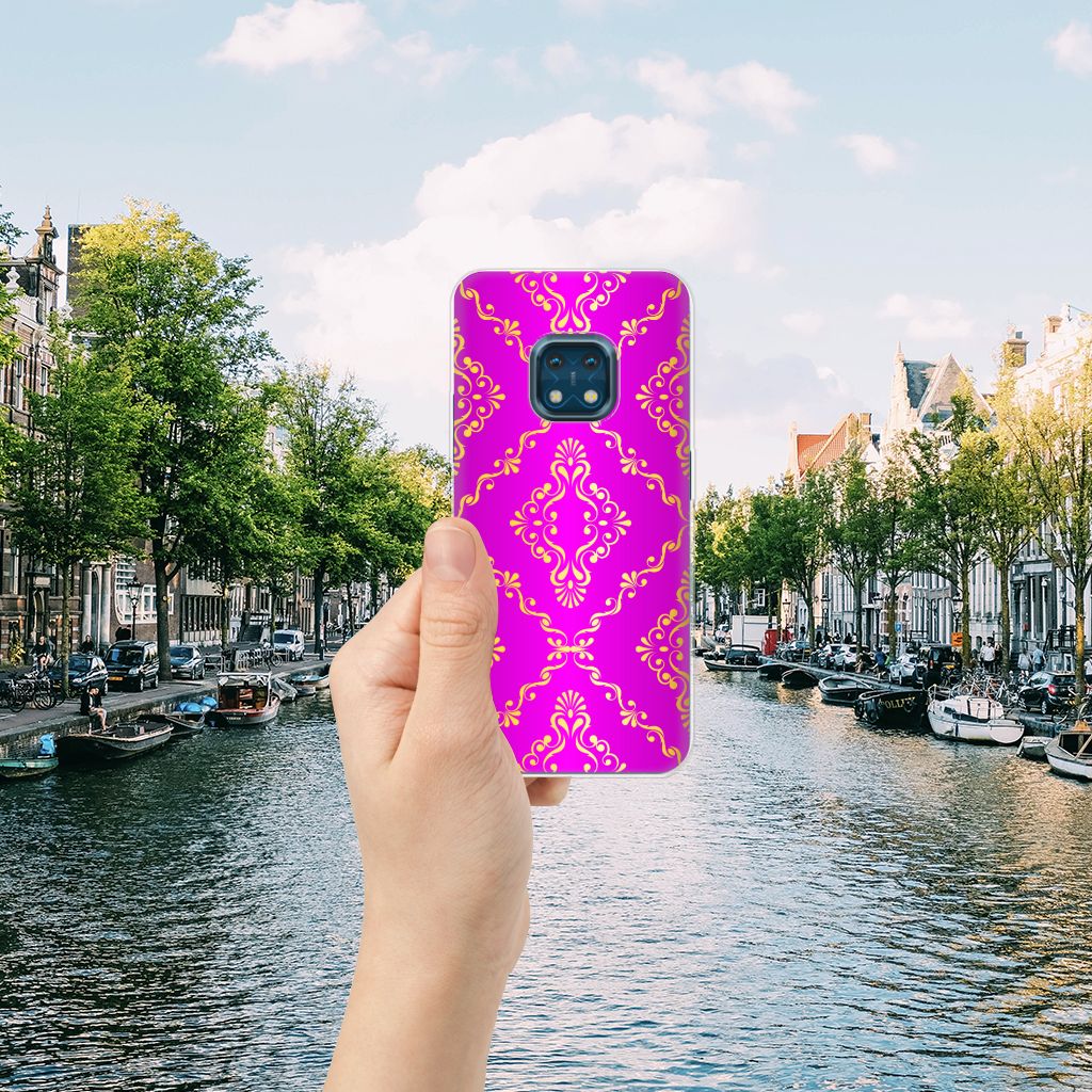 Siliconen Hoesje Nokia XR20 Barok Roze