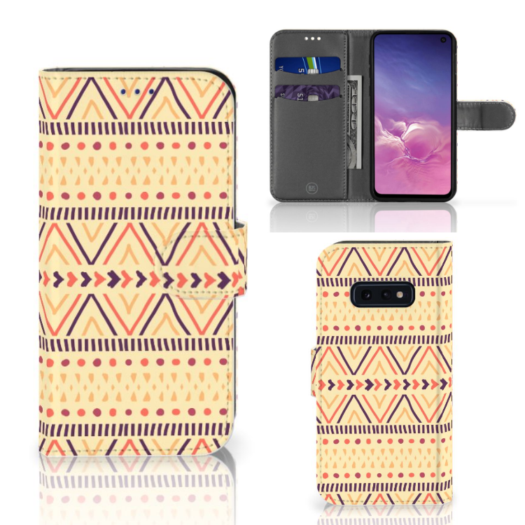 Samsung Galaxy S10e Telefoon Hoesje Aztec Yellow