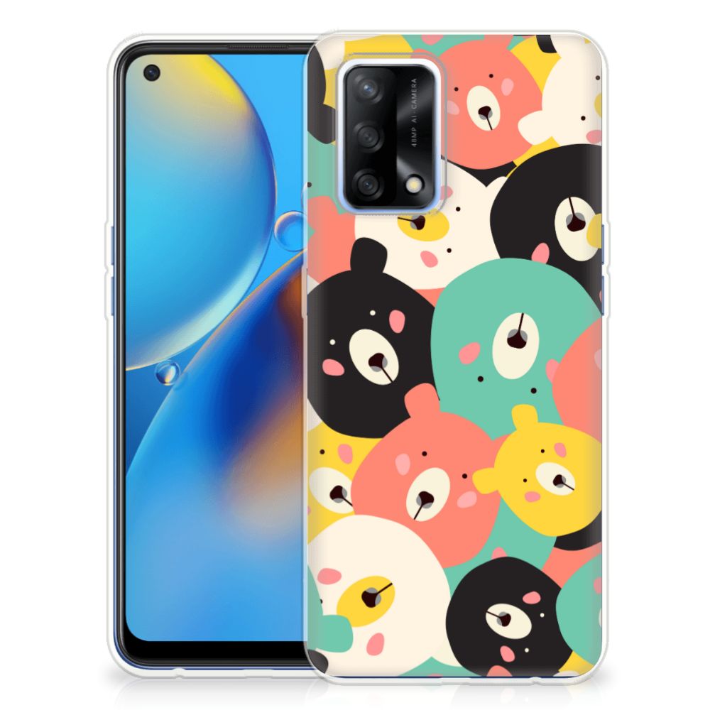 OPPO A74 4G Telefoonhoesje met Naam Bears B2C Telecom