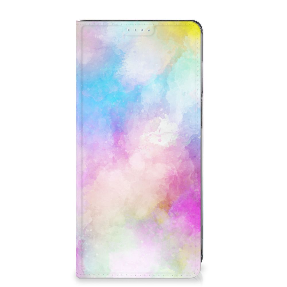 Bookcase Motorola Moto G62 5G Watercolor Light
