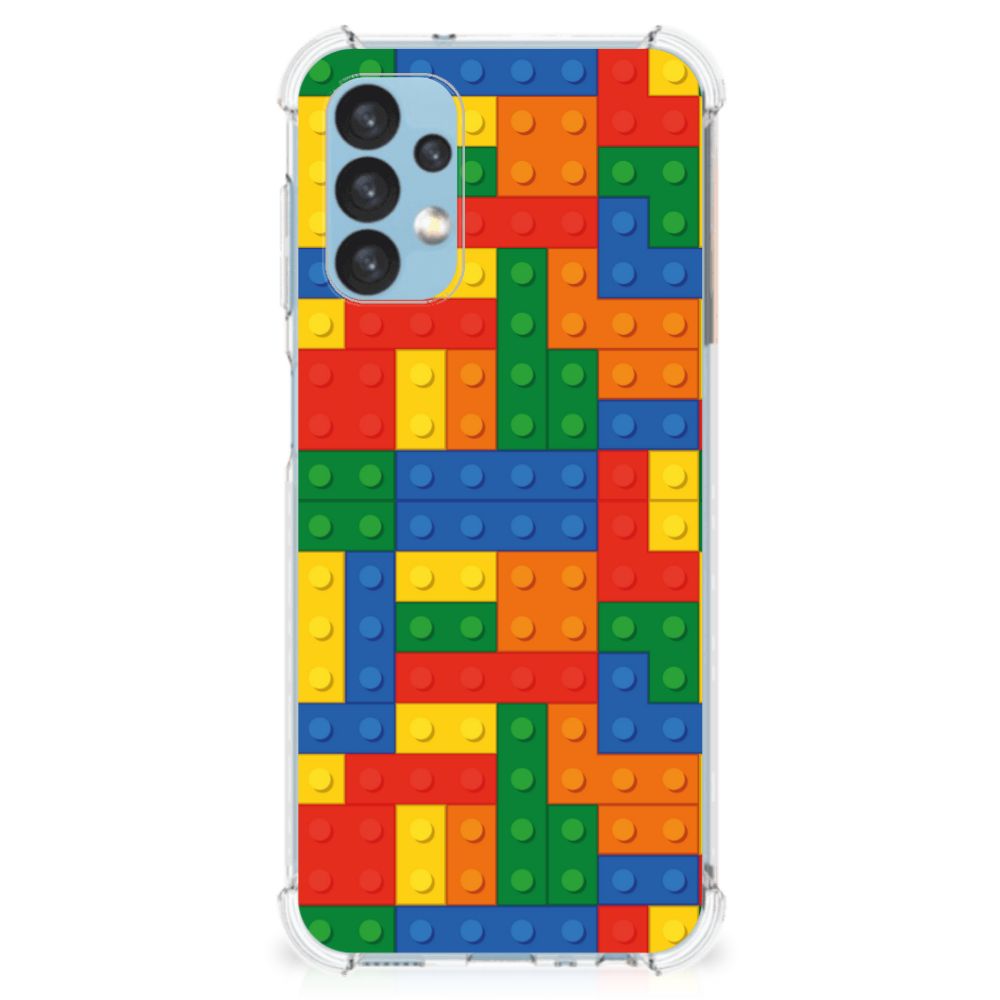 Samsung Galaxy A13 (4G) Doorzichtige Silicone Hoesje Blokken B2C Telecom