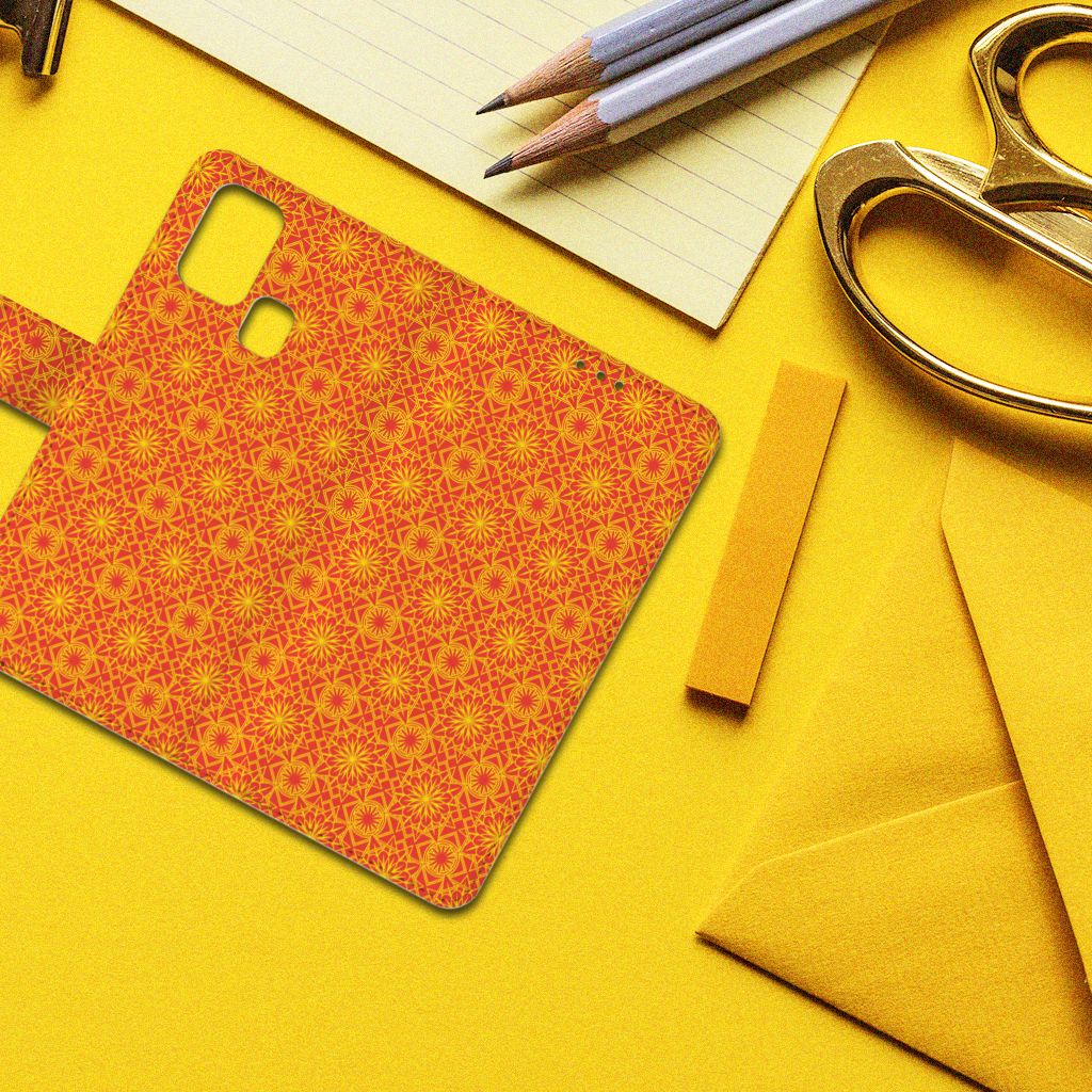 Samsung Galaxy M31 Telefoon Hoesje Batik Oranje