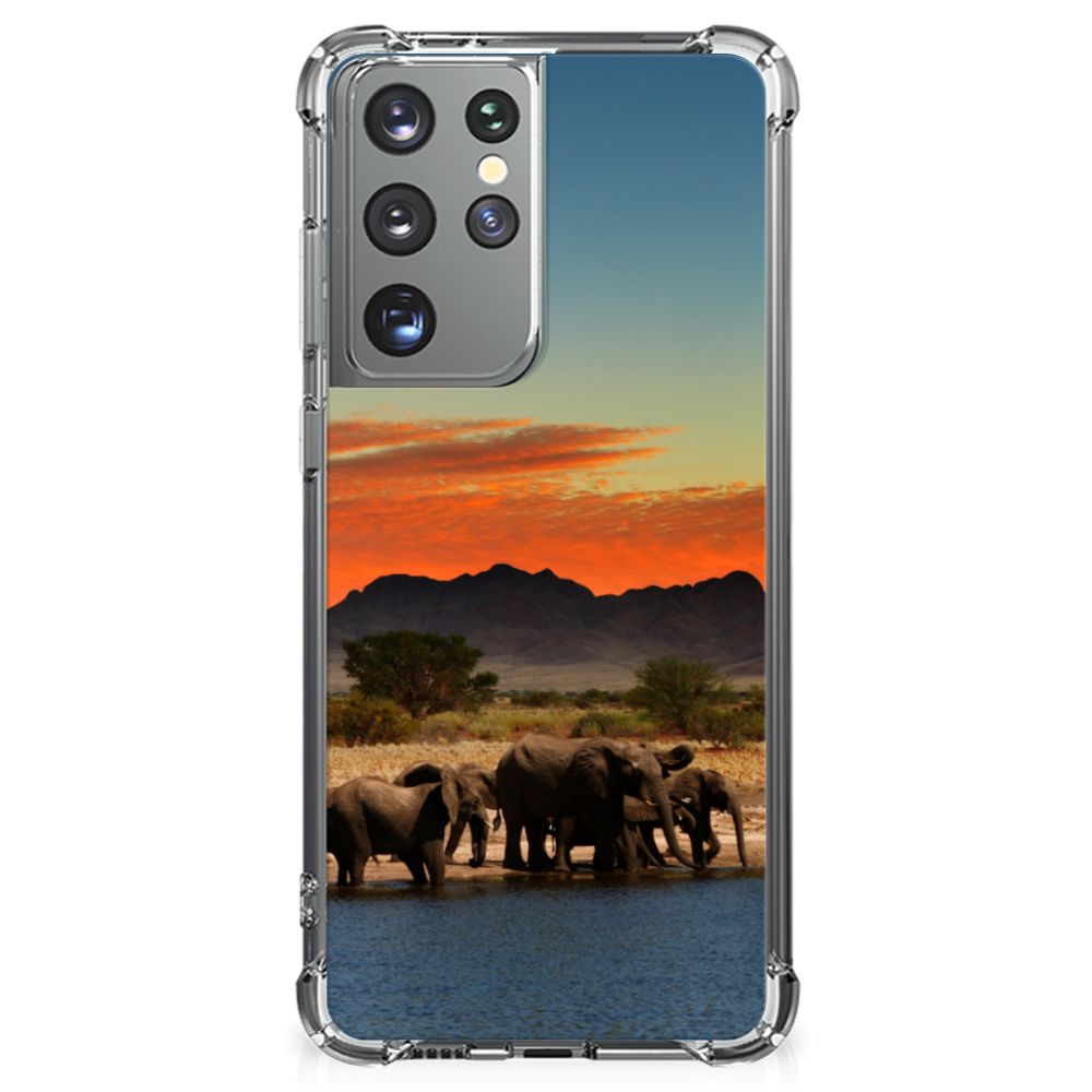Samsung Galaxy S21 Ultra Case Anti-shock Olifanten B2C Telecom