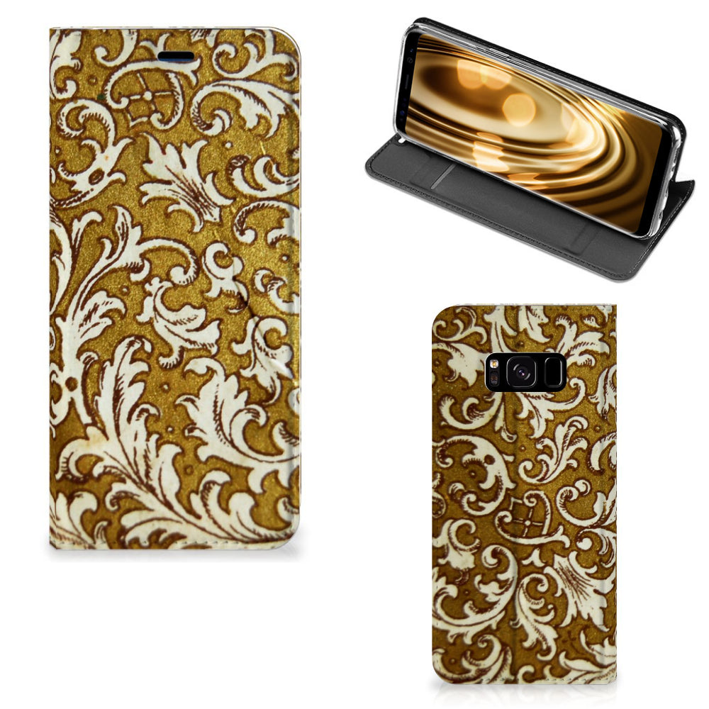 Telefoon Hoesje Samsung Galaxy S8 Barok Goud