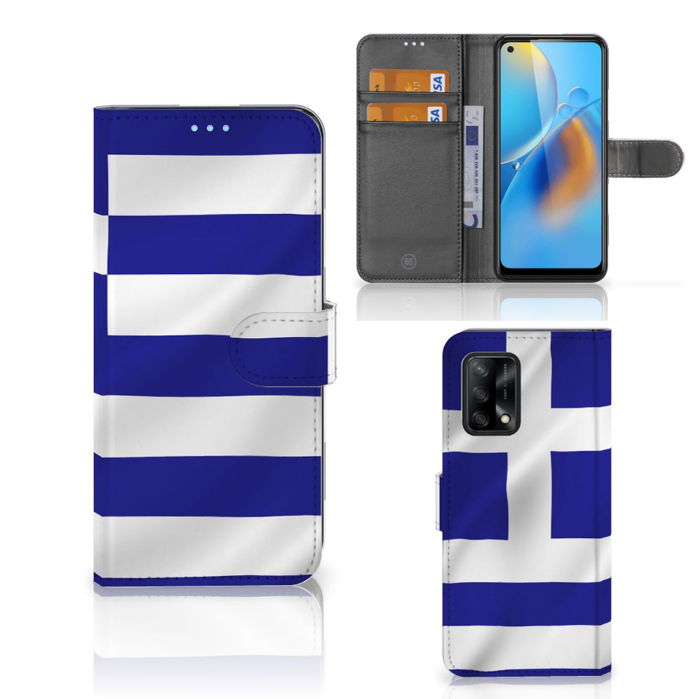 OPPO A74 4G Bookstyle Case Griekenland