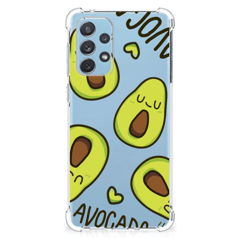 Samsung Galaxy A73 Stevig Bumper Hoesje Avocado Singing B2C Telecom