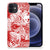 Silicone Back Case iPhone 12 | 12 Pro (6.1") Angel Skull Rood B2C Telecom