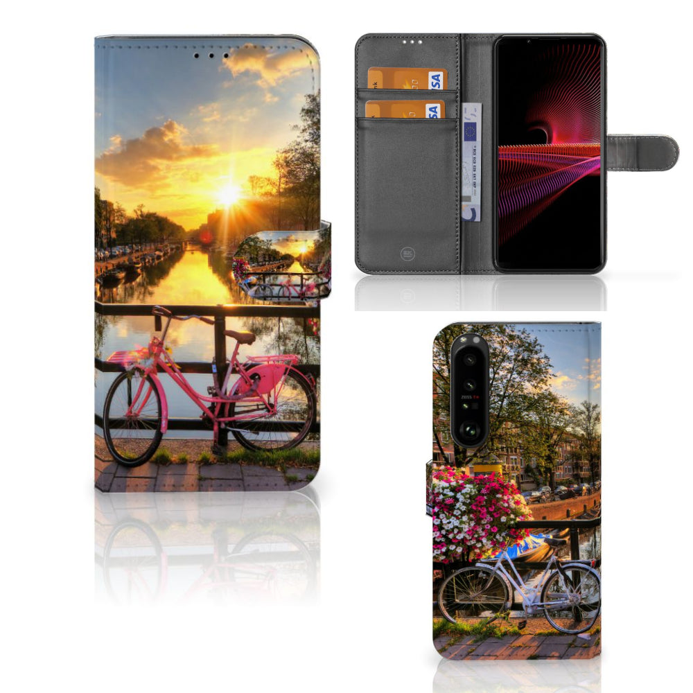 Sony Xperia 1 III Flip Cover Amsterdamse Grachten