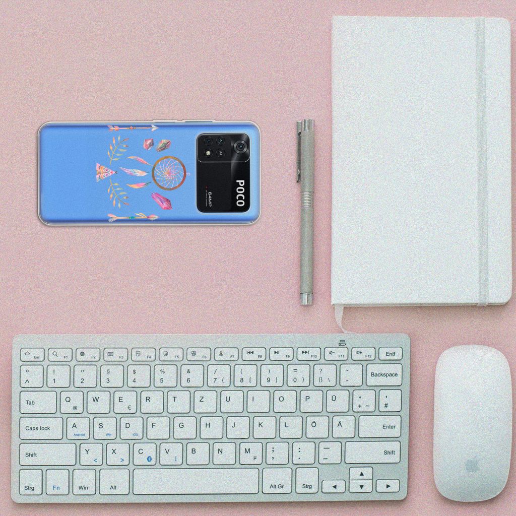 Xiaomi Poco M4 Pro 4G Telefoonhoesje met Naam Boho Dreamcatcher B2C Telecom