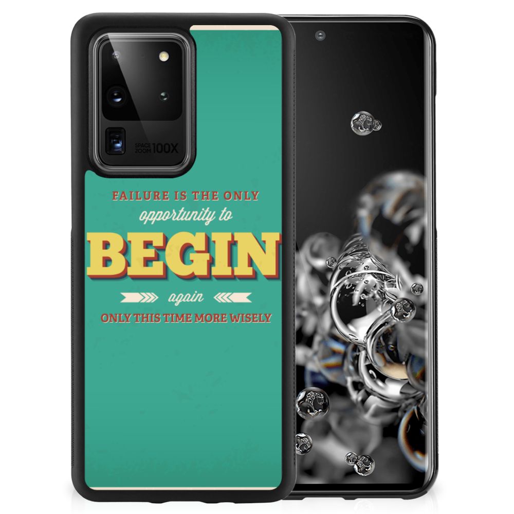 Samsung Galaxy S20 Ultra Hoesje met Quotes Quote Begin B2C Telecom