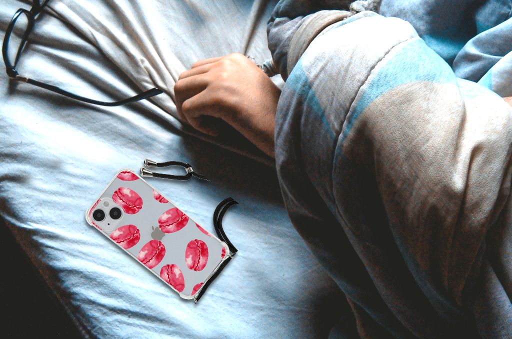 iPhone 14 Beschermhoes Pink Macarons B2C Telecom