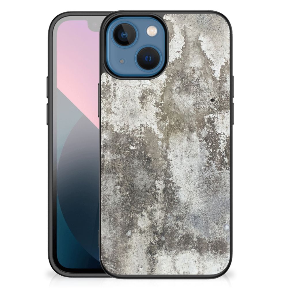 Apple iPhone 13 mini Marmeren Print Telefoonhoesje Beton Print