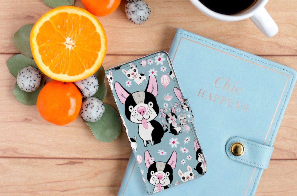 OPPO A91 | Reno3 Telefoonhoesje met Pasjes Hondjes