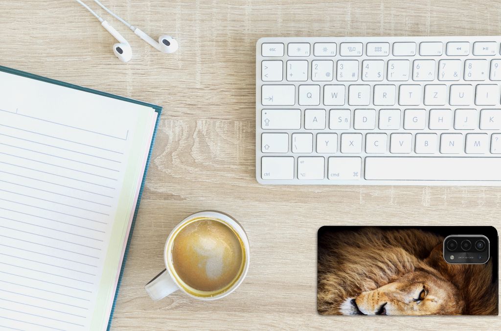 OPPO A54 5G | A74 5G | A93 5G Hoesje maken Leeuw - B2C Telecom