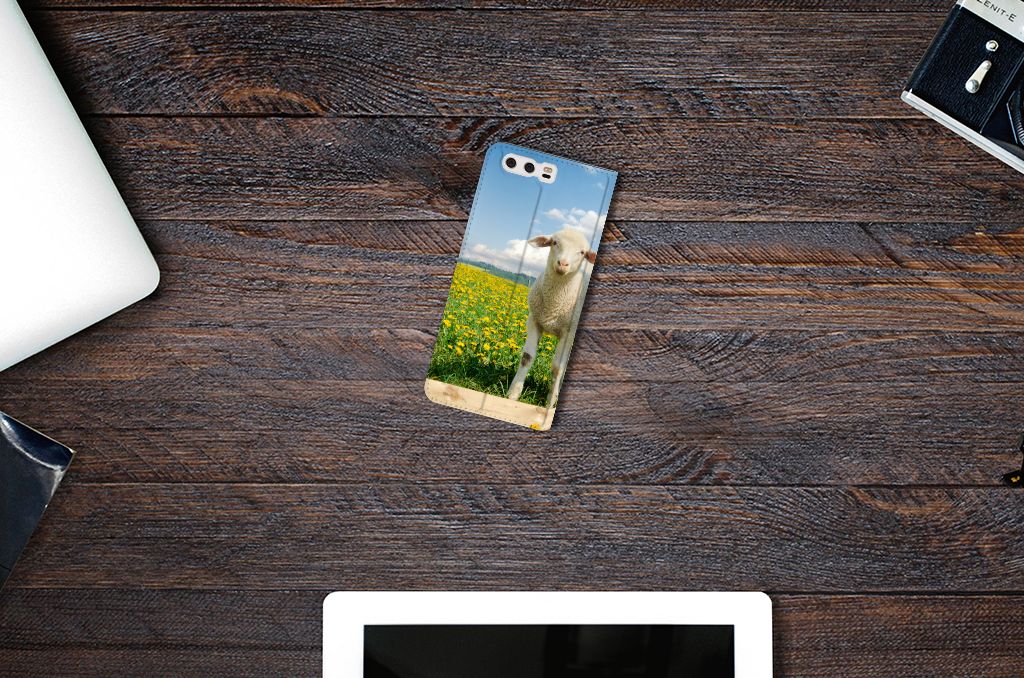 Huawei P10 Plus Hoesje maken Schaap en Lammetje
