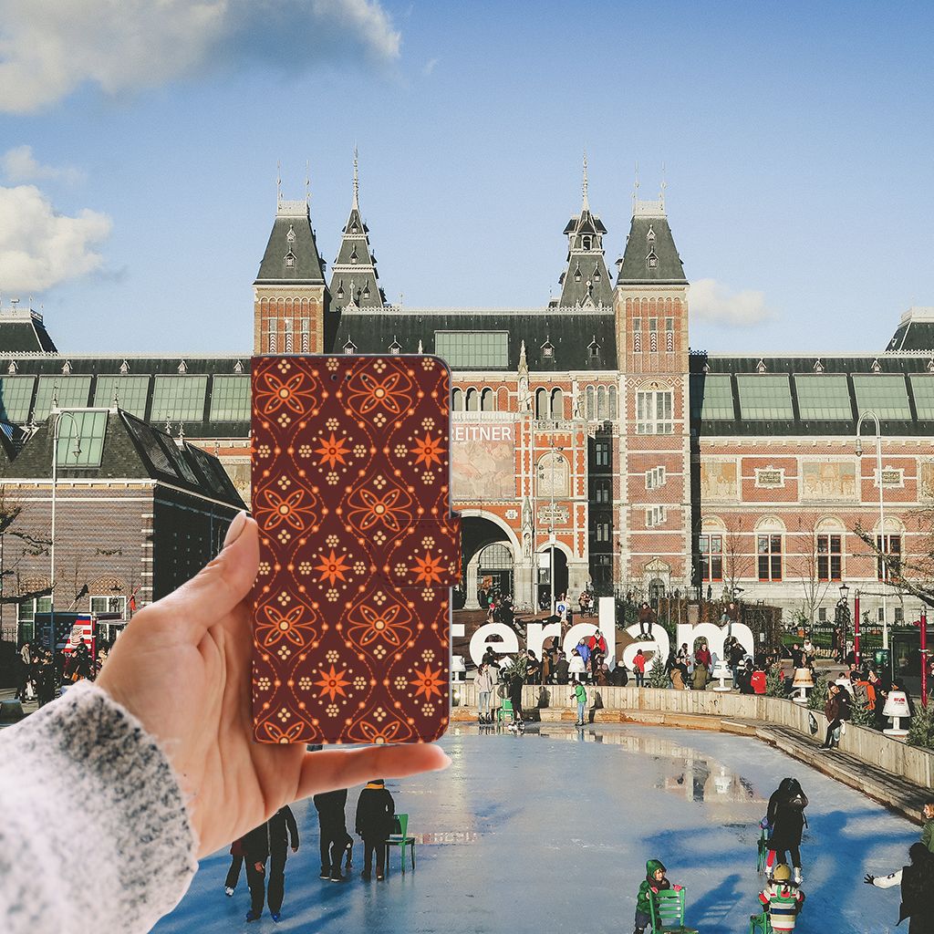 Huawei P10 Lite Telefoon Hoesje Batik Brown
