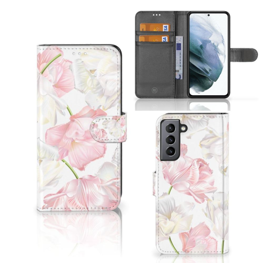 Samsung Galaxy S21 FE Hoesje Lovely Flowers