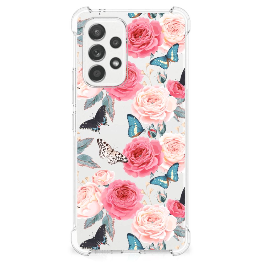 Samsung Galaxy A53 5G Case Butterfly Roses
