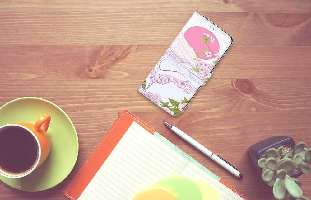 OnePlus Nord N10 Telefoonhoesje met Pasjes Bird Standing
