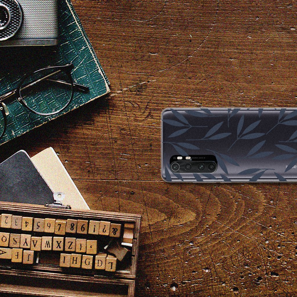 Xiaomi Mi Note 10 Lite TPU Case Leaves Blue B2C Telecom