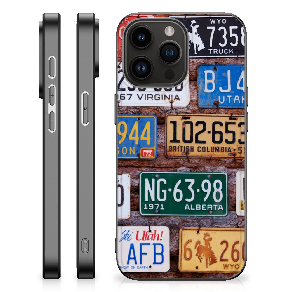 iPhone 15 Pro Max Silicone Back Case Kentekenplaten