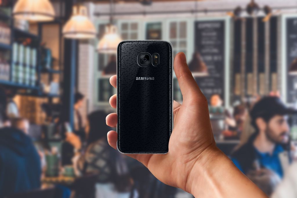 Samsung Galaxy S7 TPU bumper Stripes Dots
