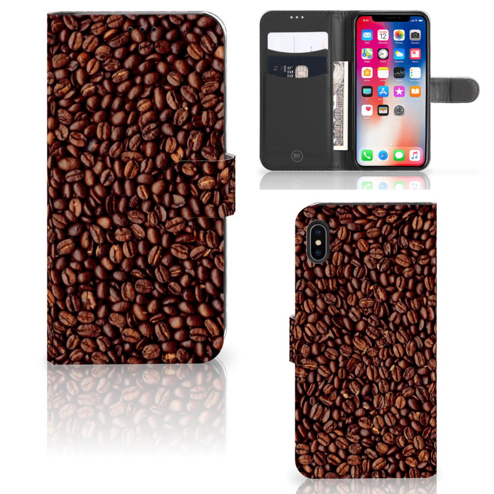 Apple iPhone Xs Max Book Cover Koffiebonen