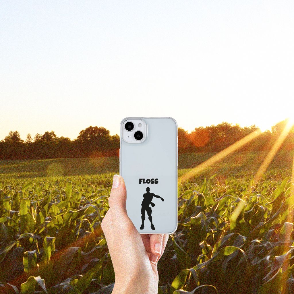 iPhone 15 Telefoonhoesje met Naam Floss B2C Telecom