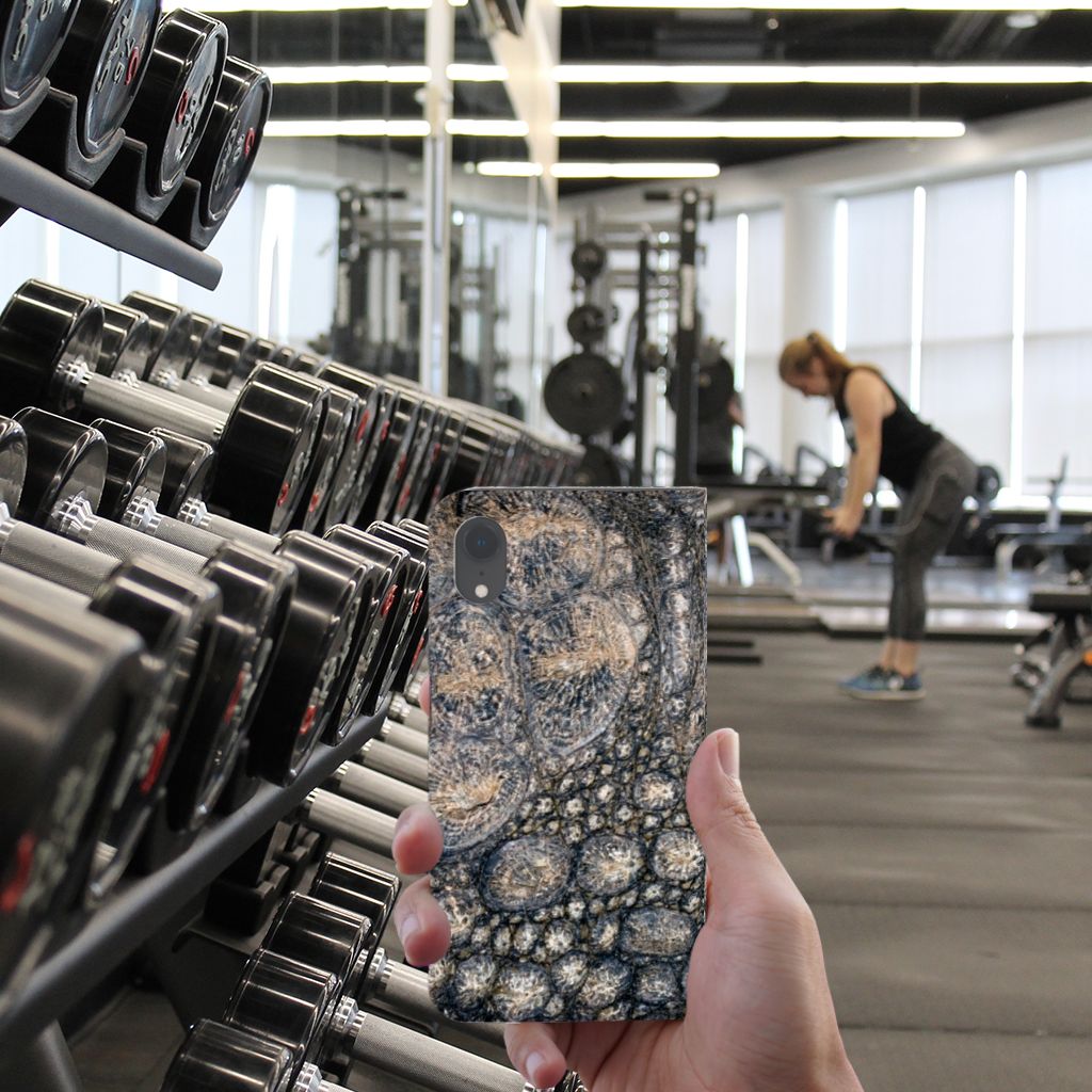 Apple iPhone Xr Hoesje maken Krokodillenprint